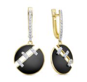 12-22054-1002-5,36 Серьги с бриллиантами бренд Kabarovsky (Au 585)