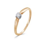 1-0644-1000-1,41 Кольцо помолвочное с бриллиантом бренд Kabarovsky (Au 585)