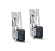 12-11577-1100-3,29 Серьги с сапфиром бренд Kabarovsky (Au 585)