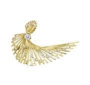 5-2062-1000-3,50 Брошь с бриллиантами бренд Kabarovsky (Au 585)