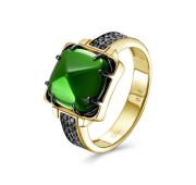 11-894-60481 Кольцо с алпанитом бренд Kabarovsky (Серебро 925)