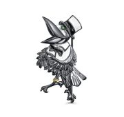 5-201-40481 Брошь без вставок бренд Kabarovsky (Серебро 925)