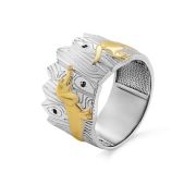 1-189-41087 Кольцо с фианитами бренд Kabarovsky (Серебро 925)