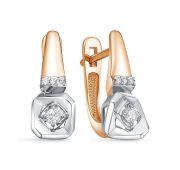 С3264-0120-2,70 Серьги с бриллиантами бренд Империал (Au 585)