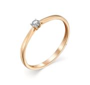 К4110-120-0,87 Кольцо помолвочное с бриллиантом бренд Империал (Au 585)