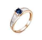 К0907-102-1,80 Кольцо с сапфиром бренд Империал (Au 585)