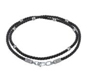 05-000084-105000 шнурок текстиль (Серебро 925)