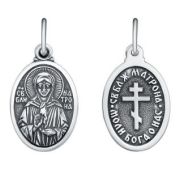 21-000059-105000 Подвеска икона Святая Матрона (Серебро 925)
