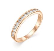 11252-100-2,30 Кольцо дорожка с бриллиантами бренд Алькор (Au 585)