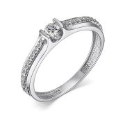 15529-200-2,17 Кольцо с бриллиантами бренд Алькор (Au 585)