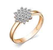 15614-100-2,60 Кольцо с бриллиантами бренд Алькор (Au 585)