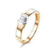 466-1100-2,54 Кольцо с бриллиантом бренд Лето (Au 585)