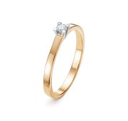 242-1100-1,67 Кольцо с бриллиантом бренд Лето (Au 585)