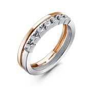 1129-1210-3,35 Кольцо с бриллиантами бренд Лето (Au 585)