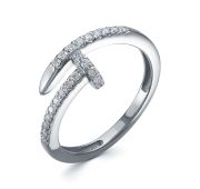 1059-1200-2,61 Кольцо с бриллиантами бренд Лето (Au 585)