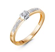 1182-1100-1,87 Кольцо с бриллиантами бренд Лето (Au 585)