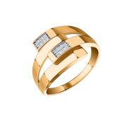 01-117859 Кольцо с фианитами бренд Sanis (Au 585)