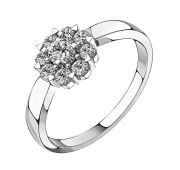 21-118006 Кольцо с фианитами бренд Sanis (Au 585)