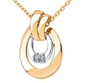01-318291 Подвеска с фианитом бренд Sanis (Au 585)