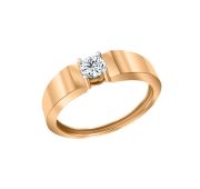 08-119276 Кольцо с фианитом бренд Sanis (Au 585)