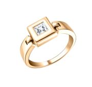 108-119759 Кольцо с фианитом бренд Sanis (Au 585)