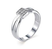 01-1399/00КЦ-00 Кольцо с фианитами бренд Алькор (Серебро)