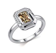 01-4854/00СТ-00 Кольцо с султанитом бренд Алькор (Серебро 925)