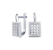 2101770-00775 Серьги с фианитами бренд Pokrovsky (Серебро 925)