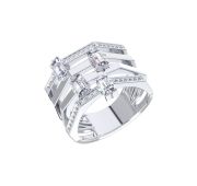 0101739-00775 Кольцо с фианитами бренд Pokrovsky (Серебро 925)
