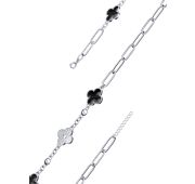 0720767-00875 Браслет четырехлистник бренд Pokrovsky (Серебро 925)