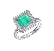 1101734-05675 Кольцо с горным хрусталем бренд Pokrovsky (Серебро 925)