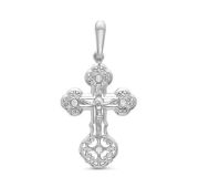 8012-251-00-00-1,64 Подвеска крест с бриллиантами бренд Vesna (Au 585)