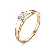 12604-151-158-00-2,23 Кольцо помолвочное с бриллиантом бренд Vesna (Au 585)
