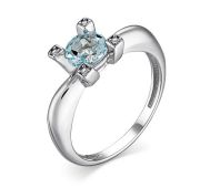 01-4005/00ТБ-00 Кольцо с топазом бренд Алькор (Серебро 925)