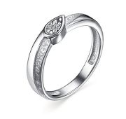 01-3701/000Б-00-2,52 Кольцо с бриллиантом бренд Алькор (Серебро 925)