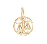 00-63-0240-00 Подвеска знак зодиака весы бренд Zolotye uzory (Au 585)