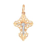 03-3452 Подвеска крест бренд Zolotye uzory (Au 585)