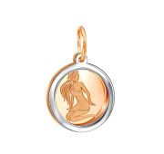 09-63-0022-00 Подвеска знак зодиака Дева бренд Zolotye uzory (Au 585)