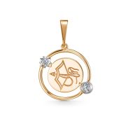 09-63-0042-00 Подвеска знак зодиака стрелец бренд Zolotye uzory (Au 585)