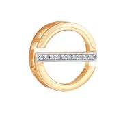 04-63-0304-00 Подвеска с цирконием бренд Zolotye uzory (Au 585)