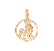 00-63-0238-00 Подвеска знак зодиака лев бренд Zolotye uzory (Au 585)