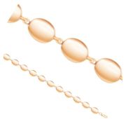 03-3566 Браслет декоративный бренд Zolotye uzory (Au 585)