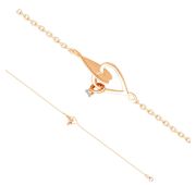 04-68-0073-00 Браслет сердце бренд Zolotye uzory (Au 585)