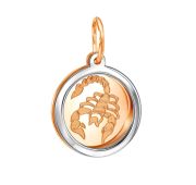 09-63-0024-00 Подвеска знак зодиака скорпион бренд Zolotye uzory (Au 585)