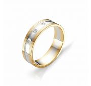 Кольцо обручальное бренд Алькор