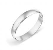 т30001016 Кольцо обручальное из белого золота бренд Karatov (Au 585)