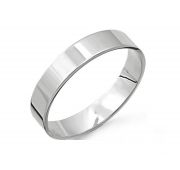 т300011469 Кольцо обручальное из белого золота бренд Karatov (Au 585)