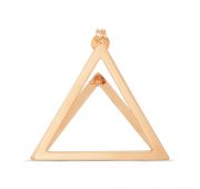 т100028045 Серьги пуссеты из золота бренд Karatov (Au 585)