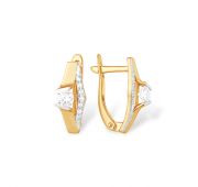 С13210977 Серьги из золота (Au 585)