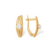 С13211093 Серьги из золота (Au 585)